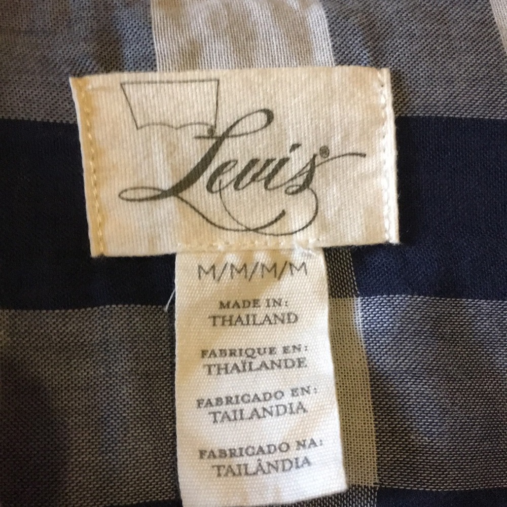 Levis Plaid Button Down - image 3